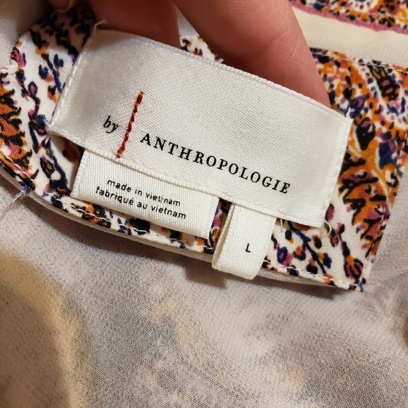 Anthropologie Sabia Flounced Tunic Dress Size Large - Picture 11 of 11